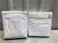 2 Fitted Crib Pads With Cotton Tops