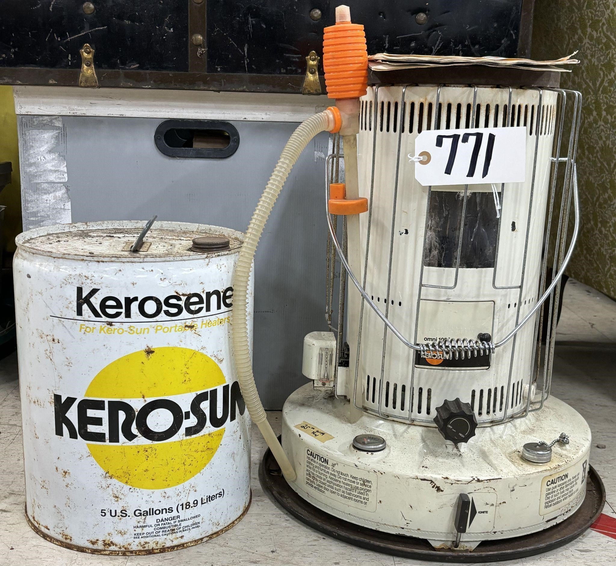 Kero-Sun Kerosene Heater w/ Fuel