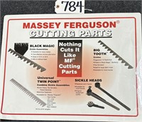 17x22 Massey Ferguson Cutting Parts Poster