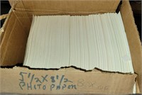 Box of 5 1/2" x 8 1/2" Photo Papers