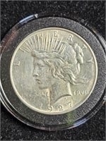 1927D Peace Dollar