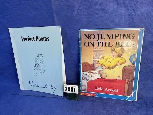 PB Book, No Jumping On The Bed, Perfect Poem