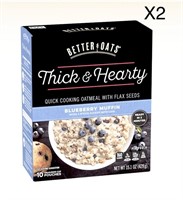 BB 4/2/24 2pk Instant Oatmeal with Flax Seeds 429g