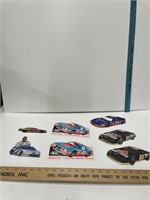 7 Vintage Miscellaneous Racing Cutouts/Stickers