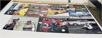 7 Autographed Richard Petty Promo Pictures