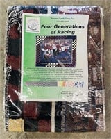 Vintage “4 Generations of Racing” Nascar Blanket