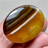 31 CTs Beautiful Color Agate Cab From Iran