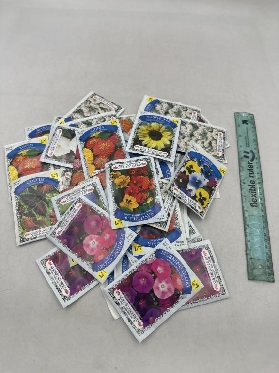 NEW Mixed Lot of 50- Flower Seeds