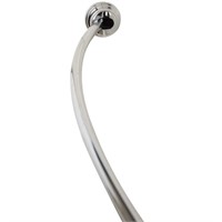 NeverRust 50-72in. Alum. Tension Curved Shower Rod