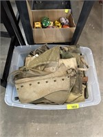HUGE BUCKET OF MILITARY SPATS C. WWI