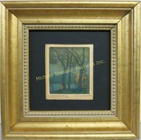 FRED STANLEY HAINES  - ETCHING IN COLOUR
