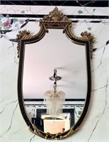 Vintage Hollywood Regency Style Gilt Wood Mirror