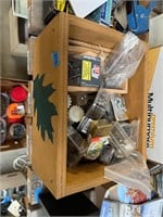 Wood Box-Hardware, Nails, etc.