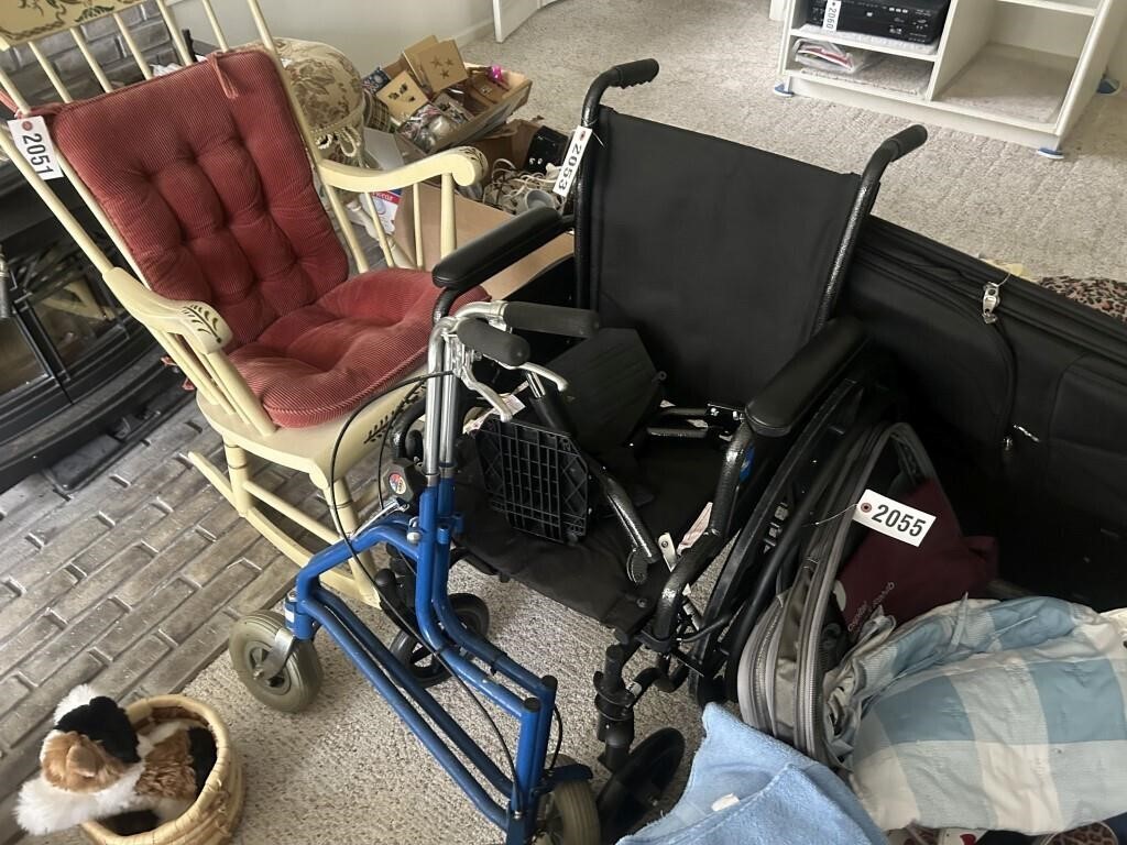 Wheel chairs and walker