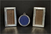 Three Sterling Silver Picture Frames