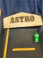 Metal Astro Tin Sign