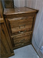Wood file cabinet