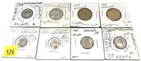 Lot, Netherlands coins, 8 pcs.
