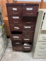 Metal 12 Drawer Storage Cabinet