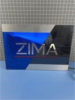 ZIMA BEER BAR ELECTRIC SIGN VINTAGE TESTED WORKING