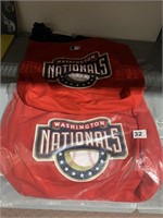 2 MLB NEW WASHINGTON NATIONALS TOTE BAGS