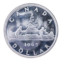 Canada 1965 Silver Dollar UNC1