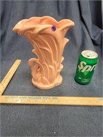 Pink McCoy Swan Pottery Vase