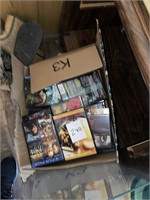 box lot of DVD's