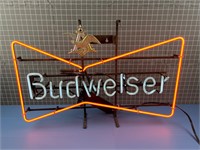 BUDWEISER BEER SIGN VINTAGE WORKING