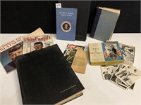 VARIOUS JFK BOOKS AND PHOTOS