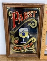 Pabst Blue Ribbon beer mirror