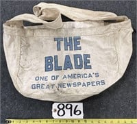 The Blade Newspaper Canvas Delivery Bag