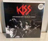 Kiss Sealed LP on Limited Clear Vinyl