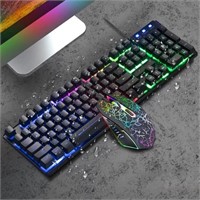 Gaming Keyboard and Mouse with Lights.