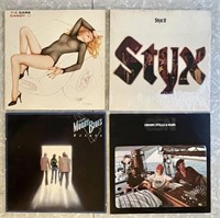 4 70s rock LPs