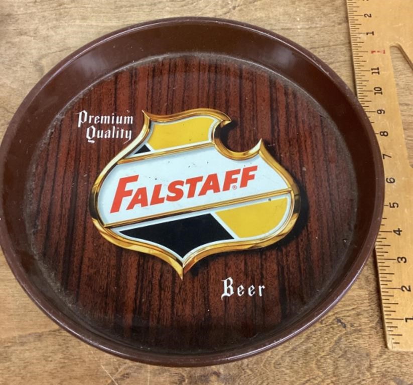 Falstaff beer tray