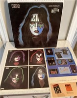 Kiss Ace Frehley Solo LP with Merch sheet