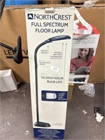 North crest Full Spectrum Floor Lamp $100 RETAIL
