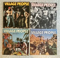 4 Village People LPs