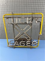 RARE LUCKY X LAGER NEON BEER SIGN NEEDS REPAIR
