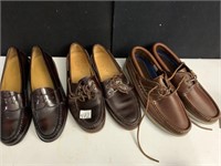 3 PAIRS OF LEATHER MENS SHOES