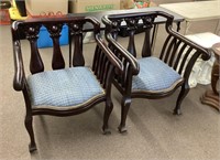 Pair of  early imperial style arm chairs