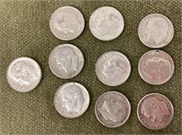 10 silver dimes