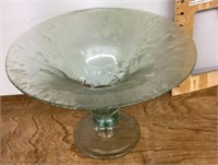 Large 12" diameter glass bowl