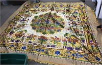 Large 6' x 6' piano shawl or tablecloth
