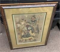 27x34 Framed Asian painting