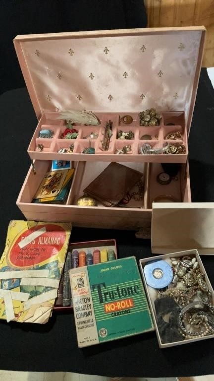 Jewelry box and contents