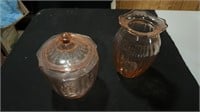 Biscuit jar and vase