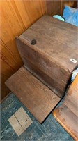 Wooden school desk