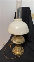 Brass lamp/ shade
